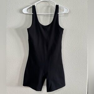 Girlfriend Collective - Black Bike Unitard